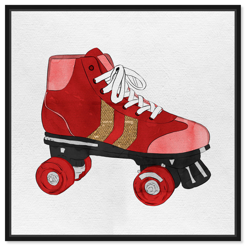 Mercer41 Sports and Teams Bright Roller Skate Rollerskating Painting